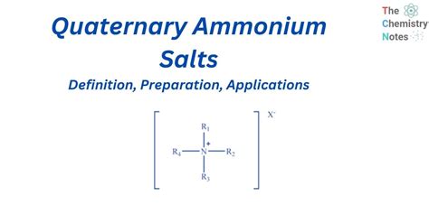  Quaternary Ammonium Salts: Quelles Applications Industrielles Promettent-Elles Dans les Batteries Rechargeables?